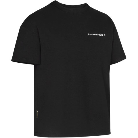 Футболка Frontier & K-2 XL/2XL оверсайз Чорний