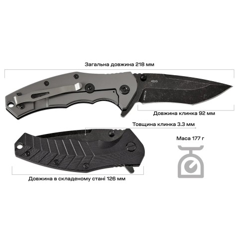 Нож Skif Griffin II BSW ц:black