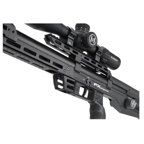 Пневматична редукторна гвинтівка FX Airgun Leopard Black Sniper Tube .177 кал