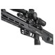 Пневматична редукторна гвинтівка FX Airgun Leopard Black Sniper Tube .177 кал