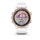 Смарт-годинник Garmin fenix 5S Plus Sapphire рожево-золотистий з білим ремінцем