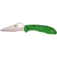 Нож Spyderco Salt 2, серрейтор, LC200N, FRN ц:green