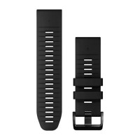 Ремінці для годинника Garmin QuickFit 26 силіконові, чорні