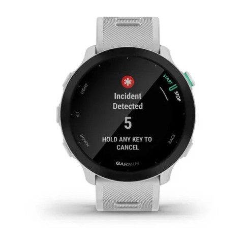 Смарт-часы Garmin Forerunner 55 с белым ремешком