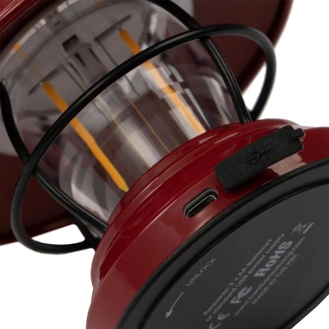 Фонарь кемпинговый Barebones Edison Mini Lantern 2AA/USB red
