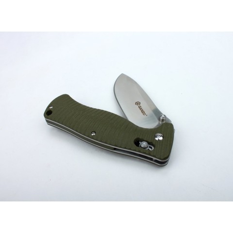 Ніж складаний туристичний Ganzo G720 (9 см) 440C / G10 помаранчевий