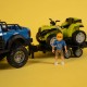 Игровой набор OTAMANKO Автотуризм Внедорожник с квадроциклом и мотоциклом