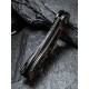 Ніж складаний кишеньковий Civivi Elementum, (7.5 см) Damascus / Carbon Fiber чорний