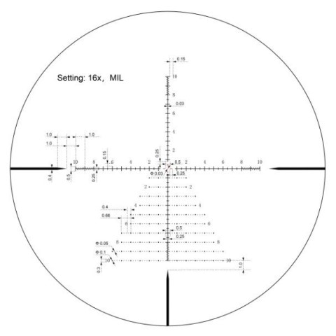 Прицел оптический Vector Optics Taurus 2-16x50 (30 мм) illum. SFP HD