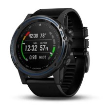 Смарт-годинник Garmin Descent Mk1 титановий з силіконовим ремінцем