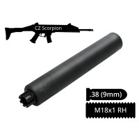 Глушник розбірний AFTactical S39SC, .38 (9мм), 18x1 Rh, CZ Scorpion EVO (PION EVO)