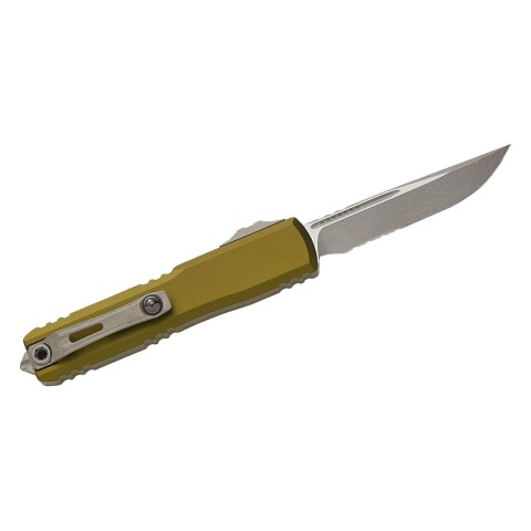 Ніж Microtech Ultratech Gen IV OTF полусеррейтор S/E Apoc OD Green