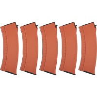 Магазин (стрб.) E&L АК 74N, 6 мм 120Rds, 5шт./упак. orange