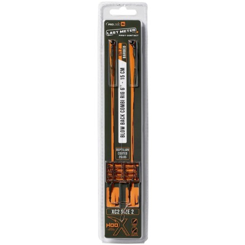 Поводок Prologic Blow Back Combi Rig 15cm 25lbs/XC2 Size 2 2pcs
