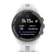 Смарт-годинник Garmin Approach S70 (42 мм) з чорним керамічним безелем та білим ремінцем