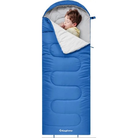 Спальний мішок KingCamp Oasis 250S Comf +12°C / Lim +7°C / Extr -3°C Blue