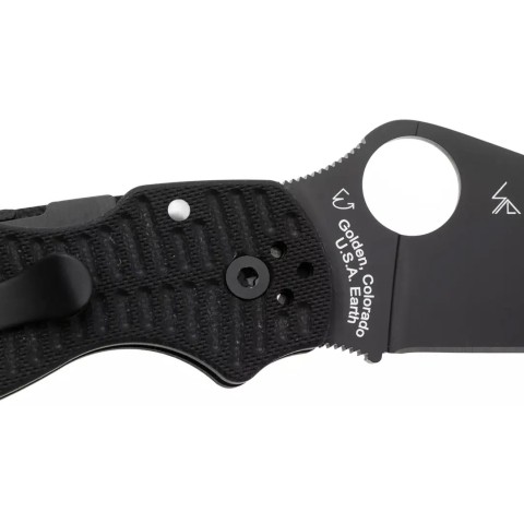 Нож Spyderco Para 3 DLC Black