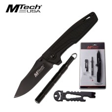 Набор MTech USA в блистере: нож, мультитул, свисток, компас, огниво