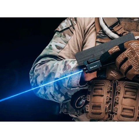 Ліхтар з ЛЦВ Olight Baldr S Blue Laser Black