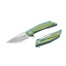 Нiж складний Bestech Knife SHRAPNEL Green and Gold BT1802B