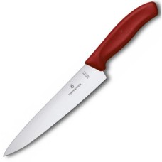 Кухонний ніж Victorinox SwissClassic Carving лезо 19см з черв. ручкою (блістер)