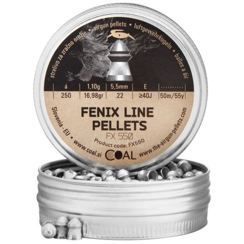 Пули пневматические Coal Fenix Line кал. 5.5 мм 1.1 г 250 шт/уп