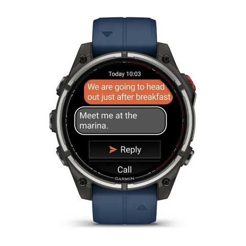 Смарт-годинник Garmin quatix 8 Pro AMOLED (47 мм) морський