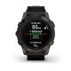 Смарт-часы Garmin epix Pro Gen 2 Sapphire Edition (47мм) карбоново-серые титановые DLC с черным кожаным ремешком