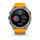 Смарт-годинник Garmin fenix 8 AMOLED (51 мм) Sapphire титан помаранчевий/графіт