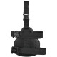 Кобура Ammo Key набедренная ILLEGIBLE-2 S FORT17 Black Chrome (жесткая основа)