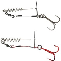 Оснастка Savage Gear Carbon49 Corkscrew Stinger #3/0 31kg (2 шт/уп.)