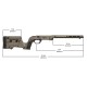 Ложа MDT XRS для HOWA 1500 SA Black
