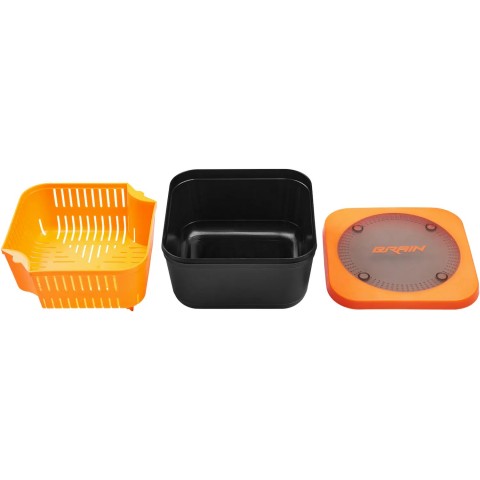 Емкость Brain Pellet/Bait box 17x17x9см 1.87л (с ситом)