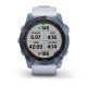 Смарт-годинник Garmin fenix 7X Sapphire Solar мінерально-синій титановий DLC з ремінцем кольору білого каменю