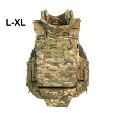 Полегшений бронежилет "Сармат L-XL" 27х33 з балістичним захистом 1 класу (Мультикам неоригінальний)