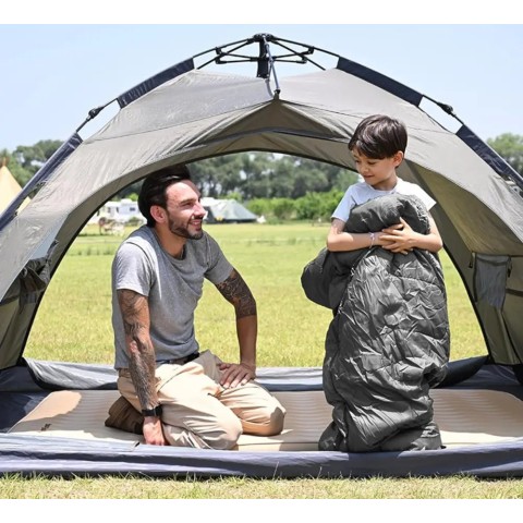 Спальний мішок KingCamp Oasis 250S Comf +12°C / Lim +7°C / Extr -3°C Mediumgrey