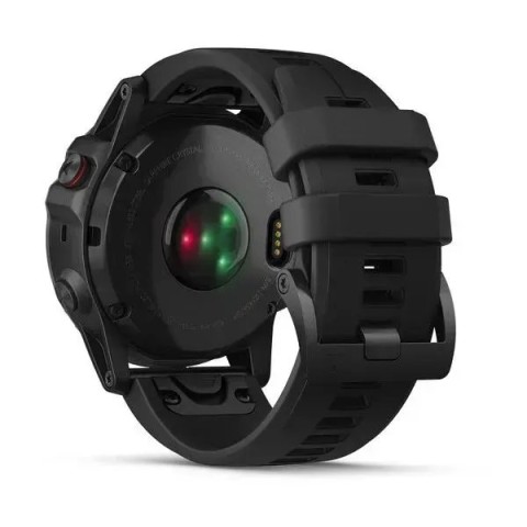 Смарт-годинник Garmin Fenix 5X Plus Sapphire чорний з чорним ремінцем