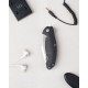 Ніж складаний туристичний Ruike P851-B, (8.9 см) 14C28N / G10 чорний