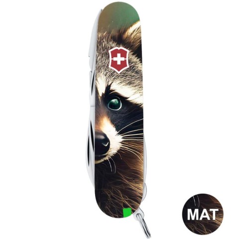 Ніж Victorinox Deluxe Tinker Animal 91мм,17функ ,Єнот
