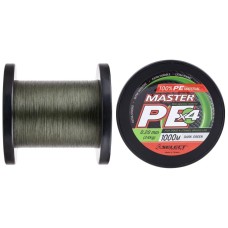 Шнур Select Master PE 1000m (темн.-зел.) 0.08mm 11kg