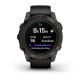 Смарт-годинник Garmin fenix 7 Pro Sapphire Solar Edition карбоново-сірий титановий DLC з чорним ремінцем