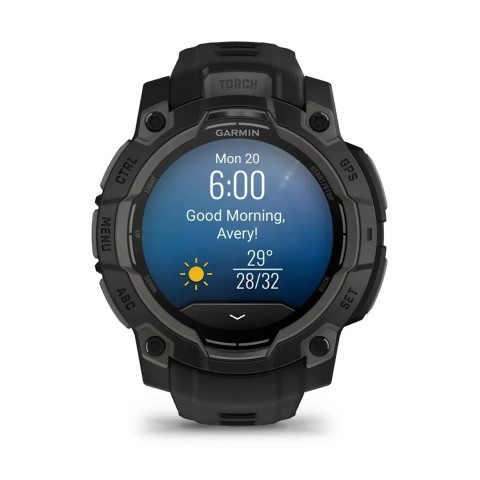 Смарт-годинник Garmin Instinct 3 (45 мм) AMOLED чорний