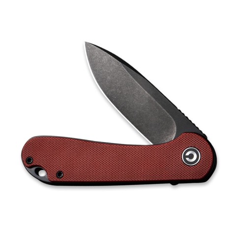 Ніж складаний кишеньковий Civivi Elementum, (7.5 см) D2 / G10 бордо