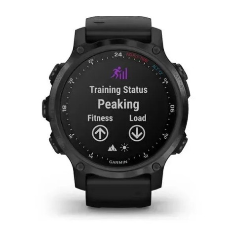 Смарт-годинник Garmin Descent Mk2S карбоново-сірий DLC з чорним ремінцем