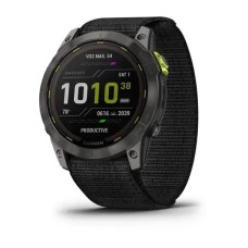 Смарт-часы Garmin Enduro 2 с черным нейлоновым ремешком