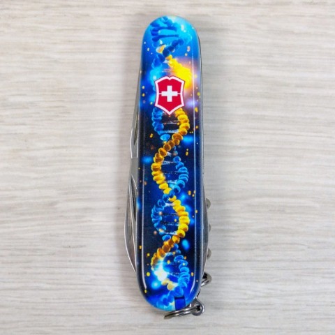 Складаний ніж Victorinox SPARTAN UKRAINE ДНК Українця 1.3603.3.T3270pw