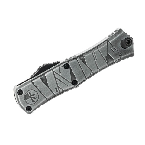 Нож Microtech Hera II Mini D/E OTF, Signature Brushed Metal Mummy