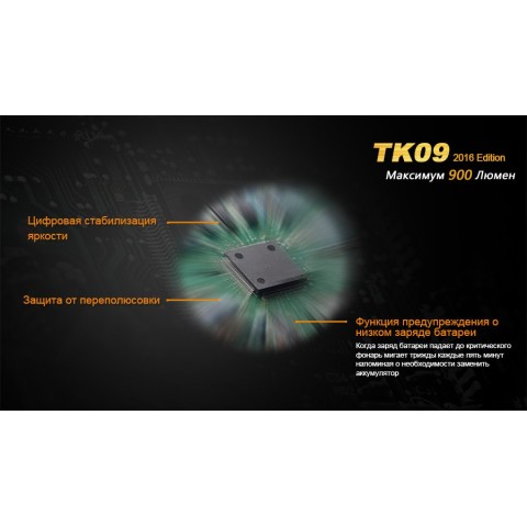 Ліхтар ручний Fenix TK09 2016