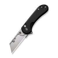 Ніж трапеція складаний кишеньковий Civivi Elementum Utility, (5.8 см) 6Cr13 / Aluminum чорний