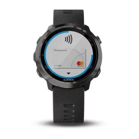 Смарт-часы Garmin Forerunner 645 Music серые с черным ремешком